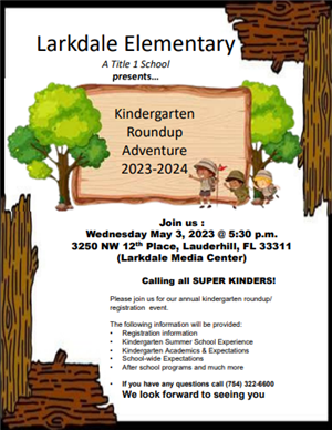 Kindergarten Round-Up